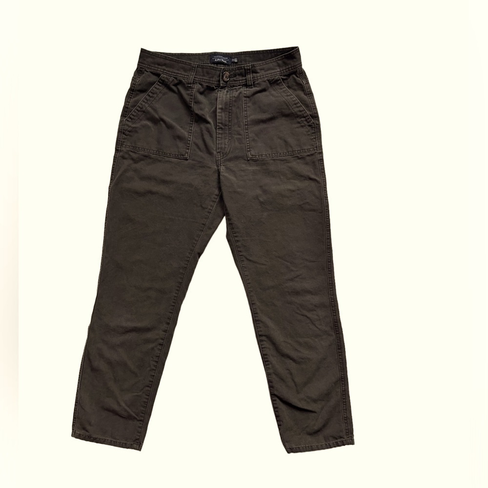 & other stories brown pants size 8 big pockets